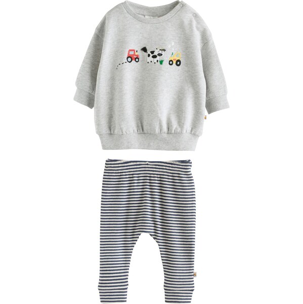 Next Set tmavomodrá / sivobéžová / svetlosivá / čierna 65661039