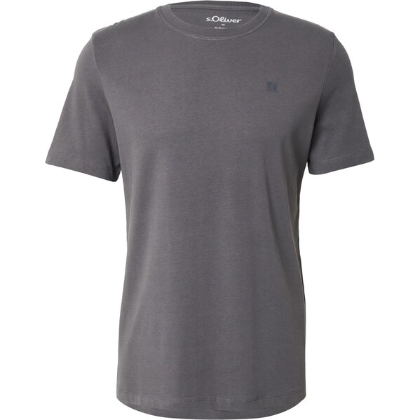 s.Oliver Tričko tmavosivá / čierna 65353377