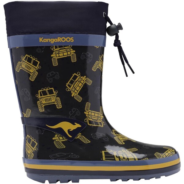 KangaROOS Gumáky námornícka modrá / žltá / sivá / čierna 65415272