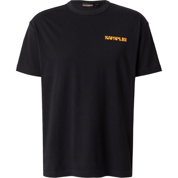 NAPAPIJRI Tričko S-Snibston mätová / oranžová / čierna 65663872