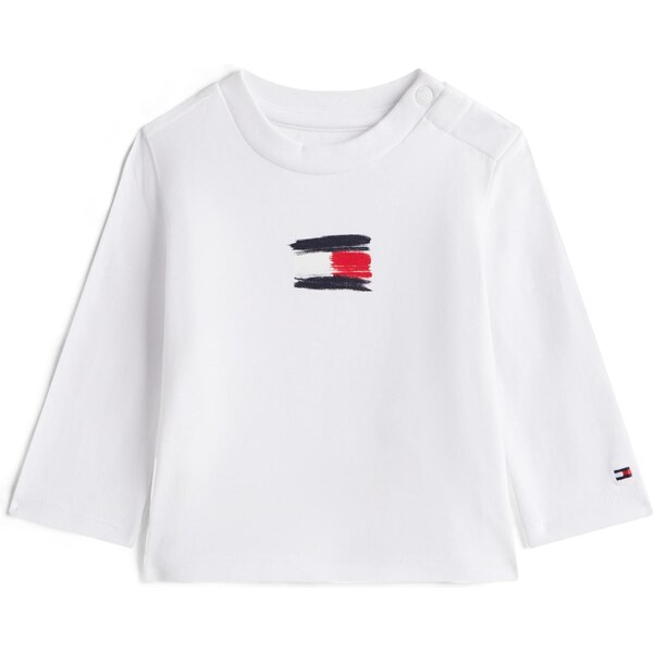 TOMMY HILFIGER Tričko tmavomodrá / červená / biela 65353683