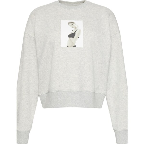 Calvin Klein Mikina CLASSIC KATE svetlosivá / sivá melírovaná / čierna 65353788