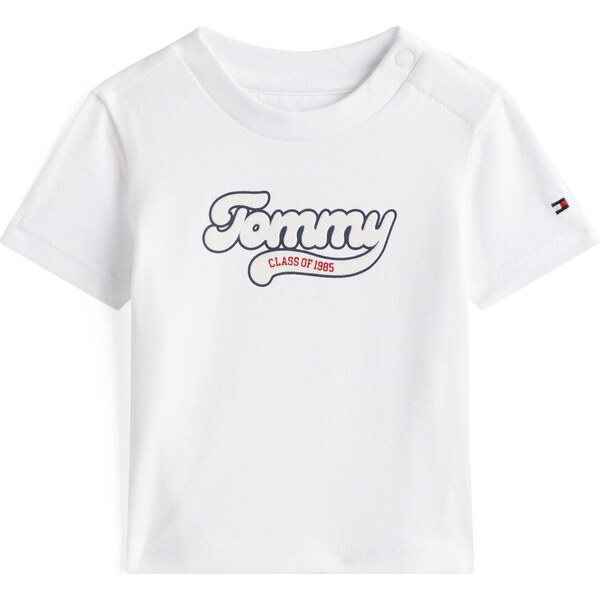 TOMMY HILFIGER Tričko červená / čierna / biela 65353708