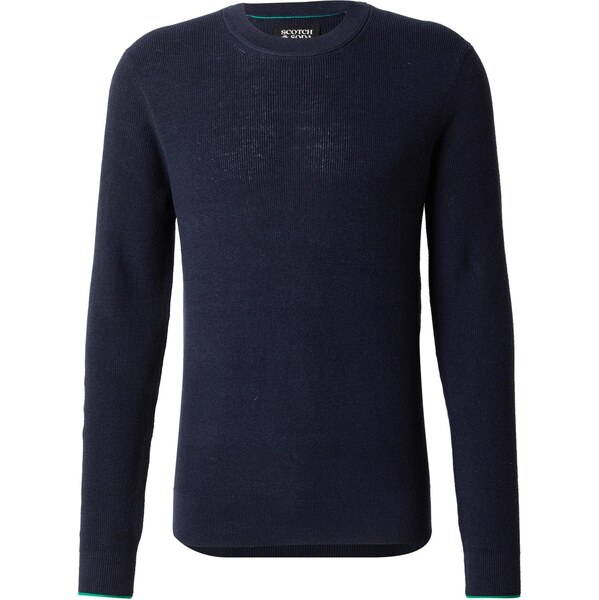 SCOTCH & SODA Sveter tmavomodrá / zelená 65353682