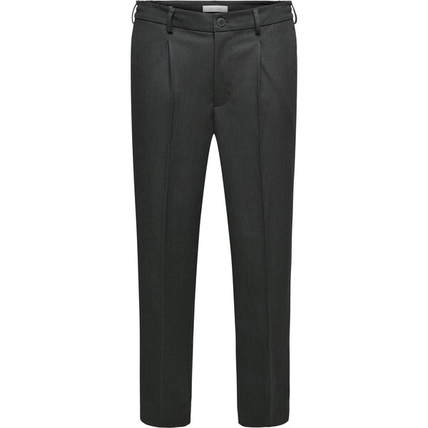 Only & Sons Plisované nohavice ONSMIRO tmavosivá 66057153
