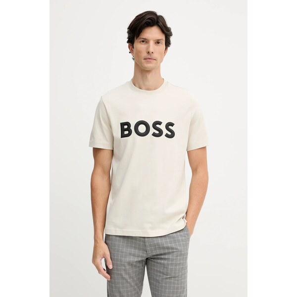 Bavlnené tričko BOSS Green Tee Iconic Zone 65358904