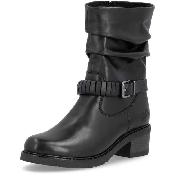 RIEKER Dámska členková obuv REMONTE D1A81-01 čierna W5 65356435