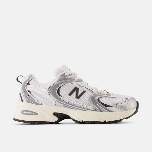 Unisex šedo-biele voľnočasové tenisky New Balance U530 65364536