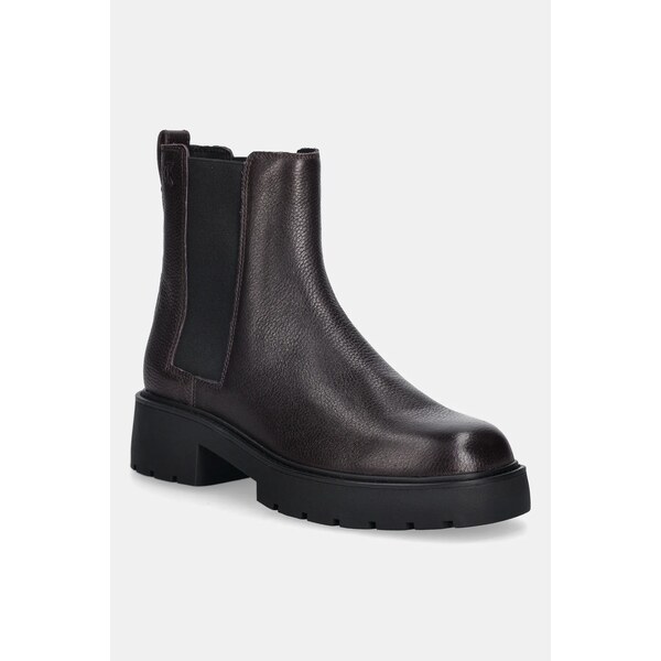 Kožené topánky chelsea Calvin Klein CHUNKY CHELSEA BOOT LTH 65376994