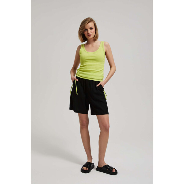 Moodo WOMENS SHORTS L-SH-4022 BLACK 50676334