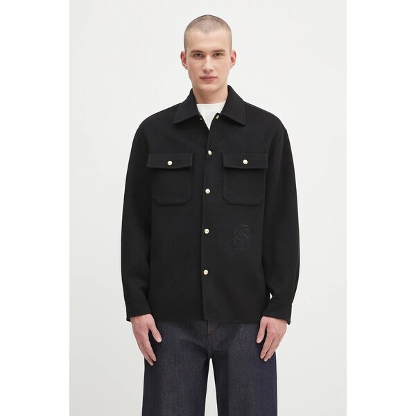 Vlnená bunda Drôle de Monsieur La Surchemise Laine 65361514