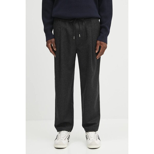 Vlnené nohavice Drôle de Monsieur Le Pantalon Cropped Flanelle 65361519