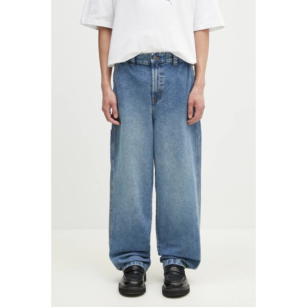 Rifle Dickies Madison Baggy Fit Denim Rinsed Blue W/ Fade 65361693