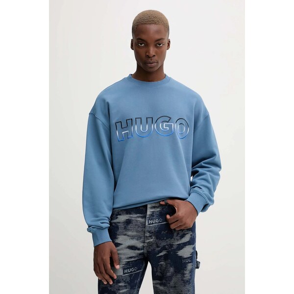 Bavlnená mikina Hugo Blue Nogocrew 65376951
