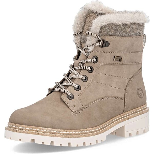 RIEKER Dámska členková obuv REMONTE D0B81-20 béžová W5 65361774