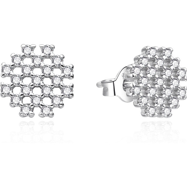 Agato Trblietavé strieborné náušnice so zirkónmi AGT-E258PW 66579512