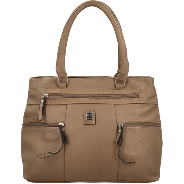 Dámska kabelka na rameno tmavo béžová - Firenze Genaida béžová 65385234