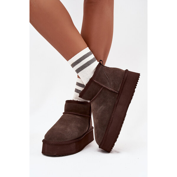 Kožené zimné topánky pre ženy Vinceza 65390700