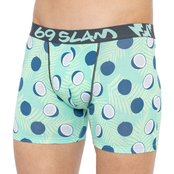 Pánske boxerky 69SLAM fit bamboo coco blue 65363687