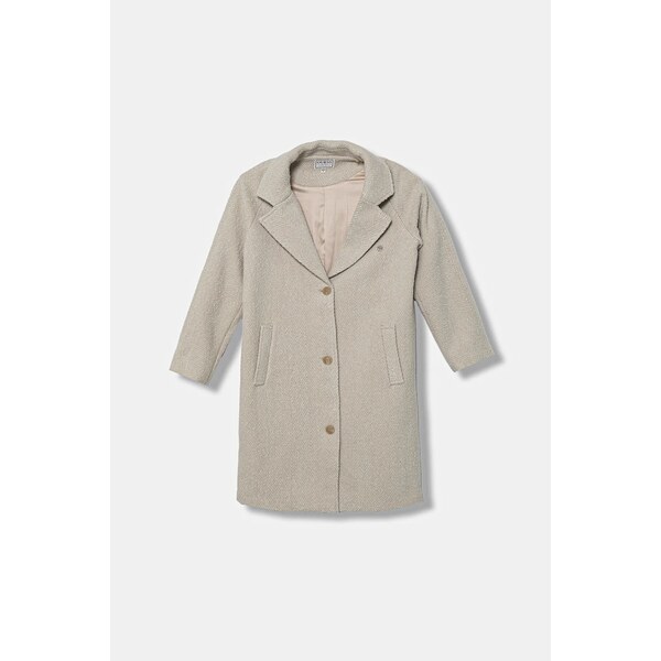 Detský kabát s prímesou vlny Guess 65362591