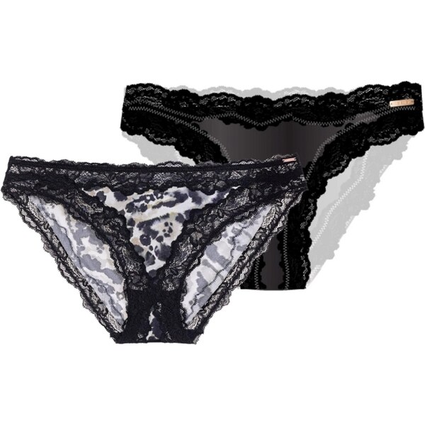 Dorina Nohavičky sivá / čierna / biela 65268054