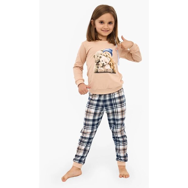 Dievčenské pyžamo Cornette Young Girl 592/187 Bears 134-164 65125743