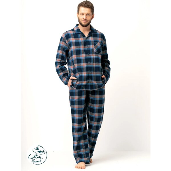 Pánske pyžamo Key MNS 431 3XL-4XL 66376642