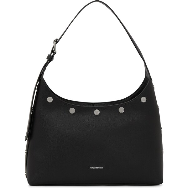 Karl Lagerfeld Kabelka na rameno Rocky Marais čierna / strieborná 65253503