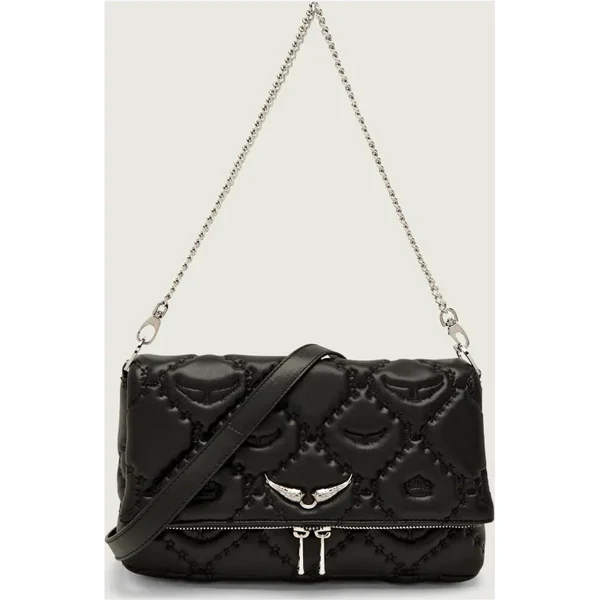 Zadig&Voltaire Kožená kabelka na rameno ROCKY II 65299663