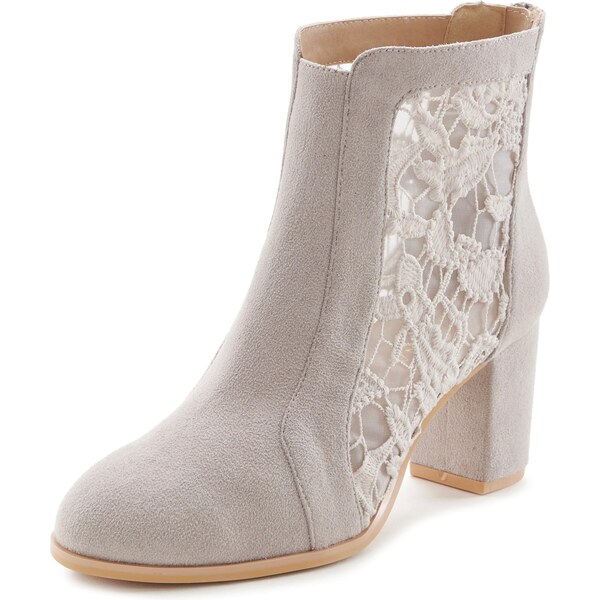 LASCANA Členkové čižmy tmavošedá 65651109