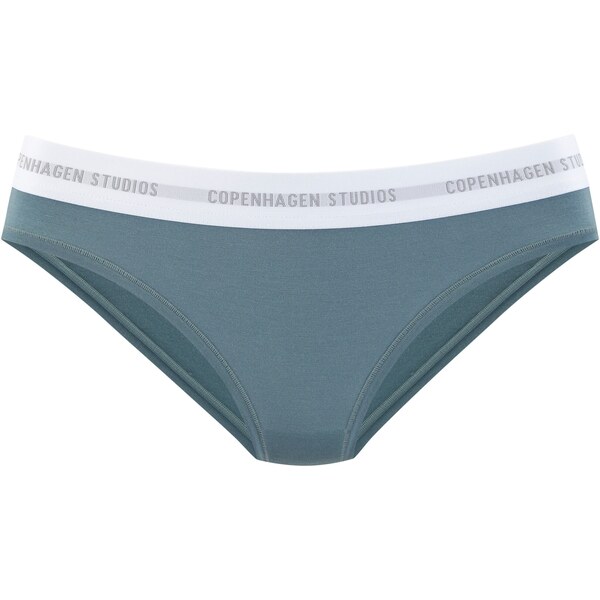 Copenhagen Studios Bikinové nohavičky sivá / petrolejová / biela 65882091