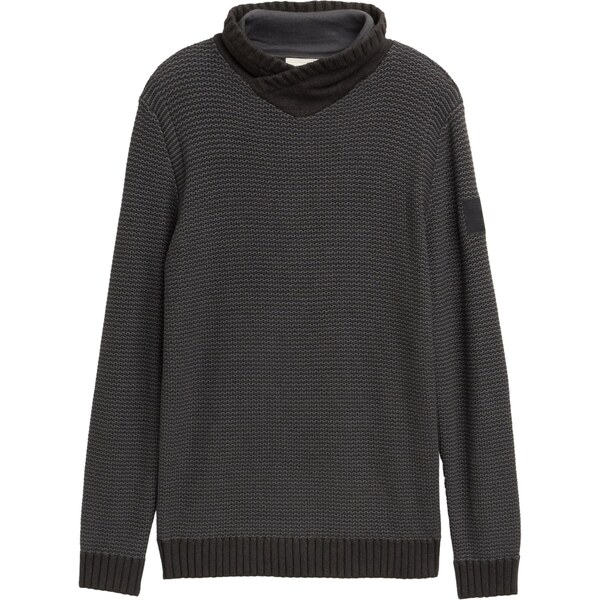 TOM TAILOR Sveter čierna melírovaná 65475140