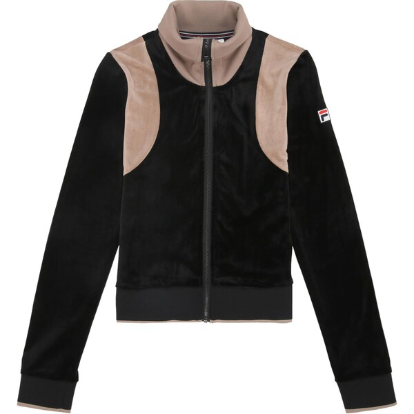 FILA Tepláková bunda Adriano farba ťavej srsti / čierna 66008917