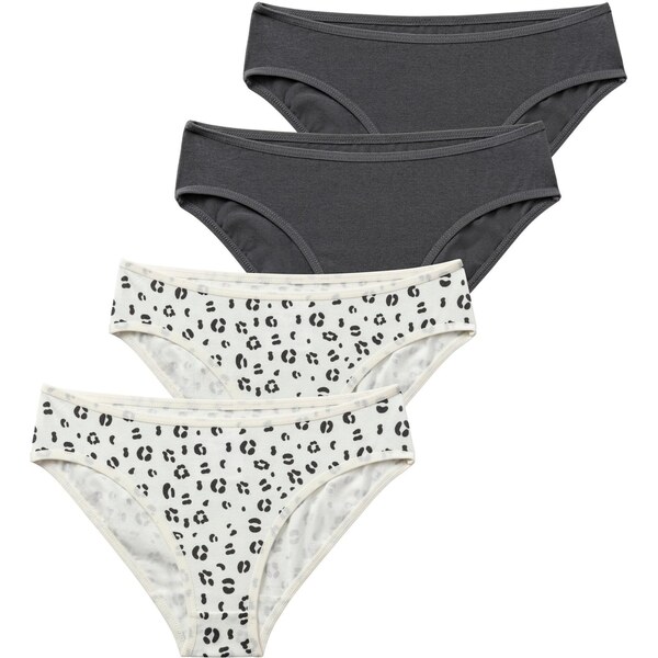 BUFFALO Nohavičky antracitová / biela 66731949