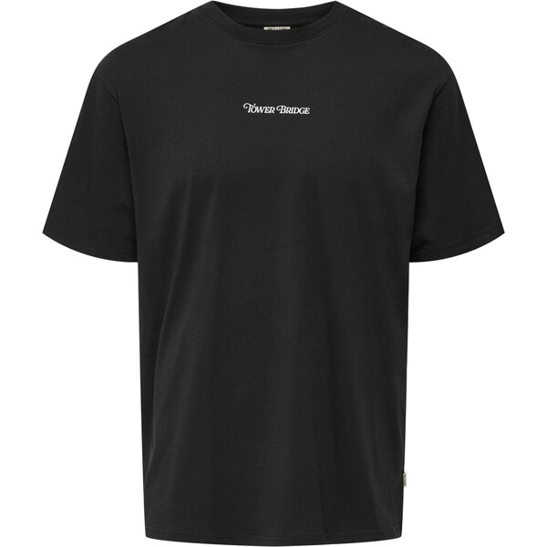 Only & Sons Tričko ONSFRED čierna / biela 65365715