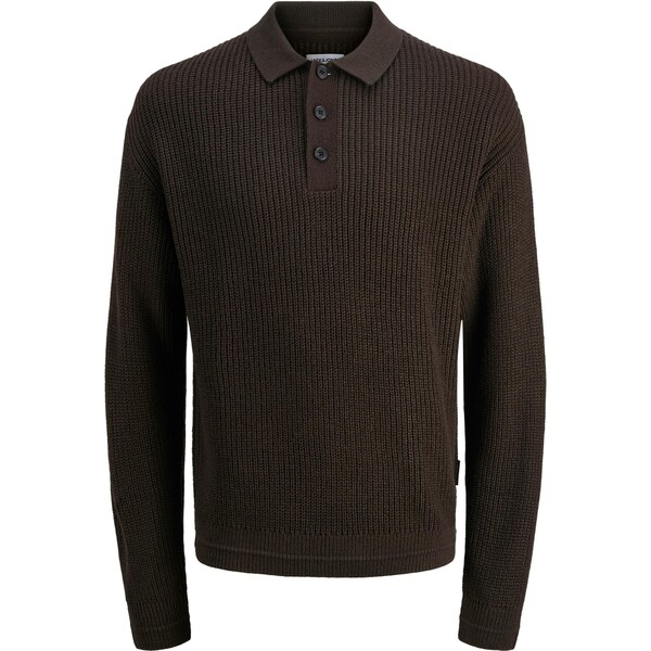 JACK & JONES Sveter JJKAITO tmavohnedá 65663964