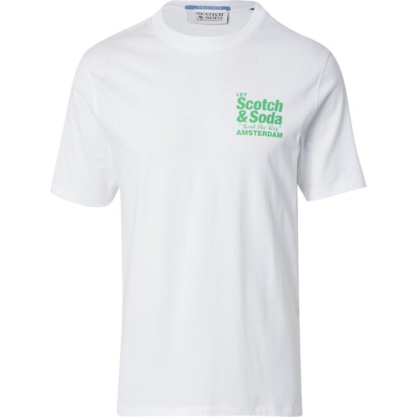 SCOTCH & SODA Tričko svetlozelená / biela 65815745