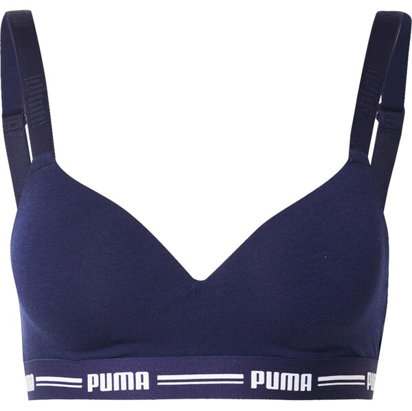 PUMA Podprsenka námornícka modrá / biela 65664019