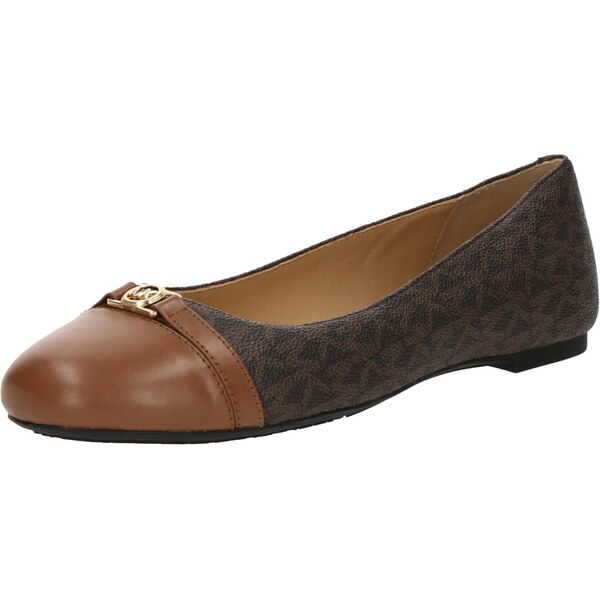 MICHAEL Michael Kors Baleríny karamelová / tmavohnedá 65365824