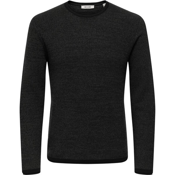 Only & Sons Sveter ONSERIC čierna melírovaná 65861825