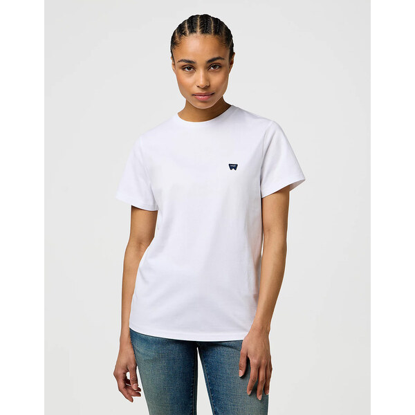 Triko WRANGLER SIGN OFF TEE WHITE 112373024 65371795