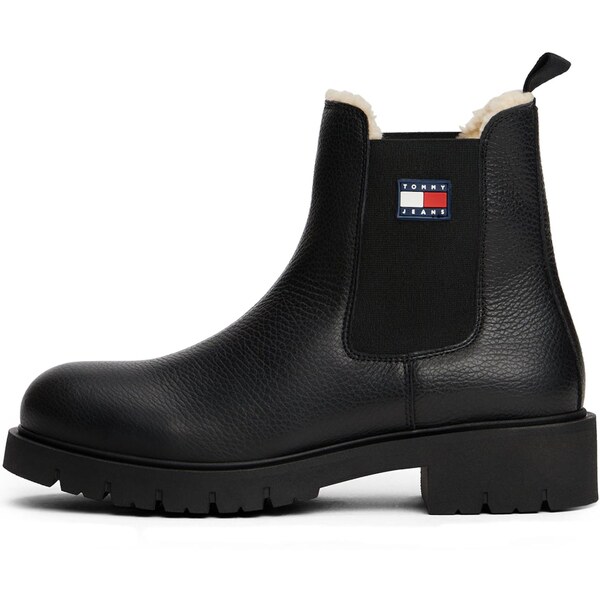 Tommy Jeans Chelsea čižmy námornícka modrá / jasne červená / čierna / 65883559