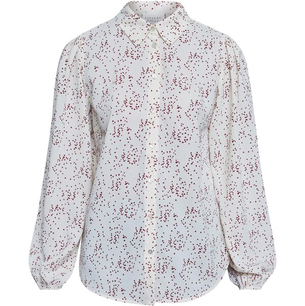 SISTERS POINT Blúzka EBBEY burgundská / biela 65475007