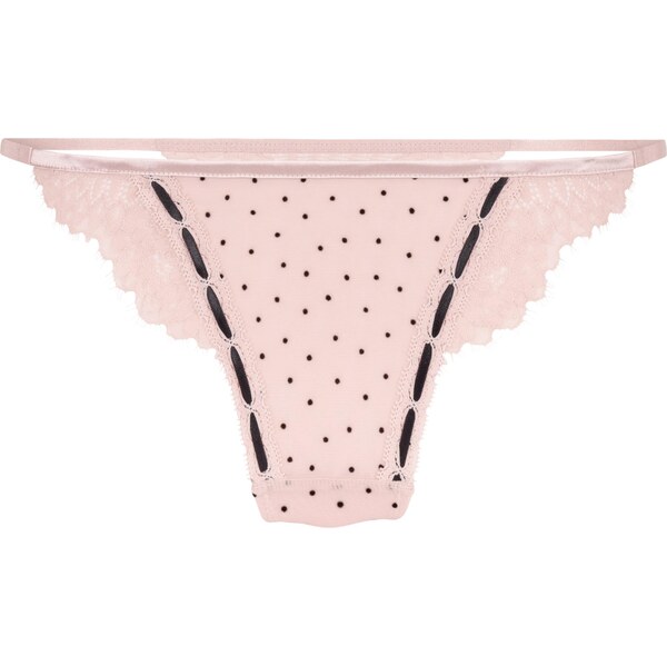 Hunkemöller Tangá Dorothy ružová / čierna 65889187