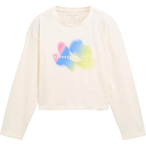 TOM TAILOR Tričko krémová / modrá / žltá / ružová 65373104