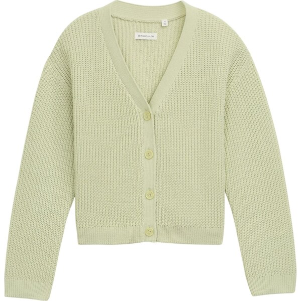 TOM TAILOR Kardigán pastelovo zelená 65373111