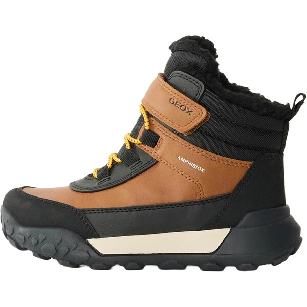 GEOX Snehule Trekky Up pueblo / čierna 65485176