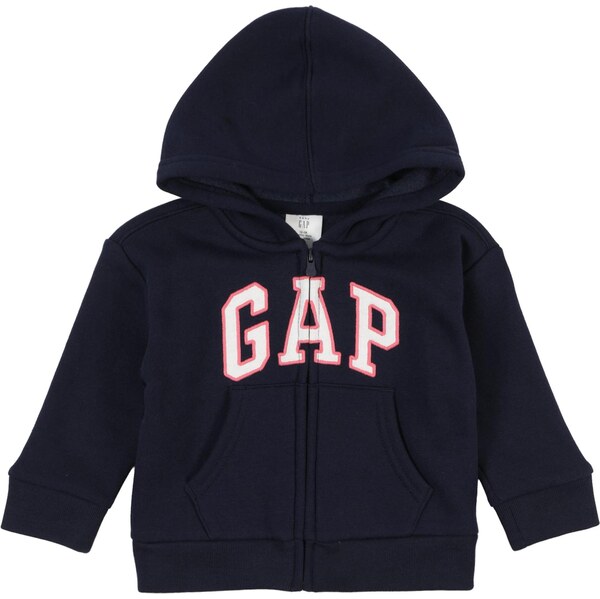 GAP Tepláková bunda námornícka modrá / koralová / biela 65373162