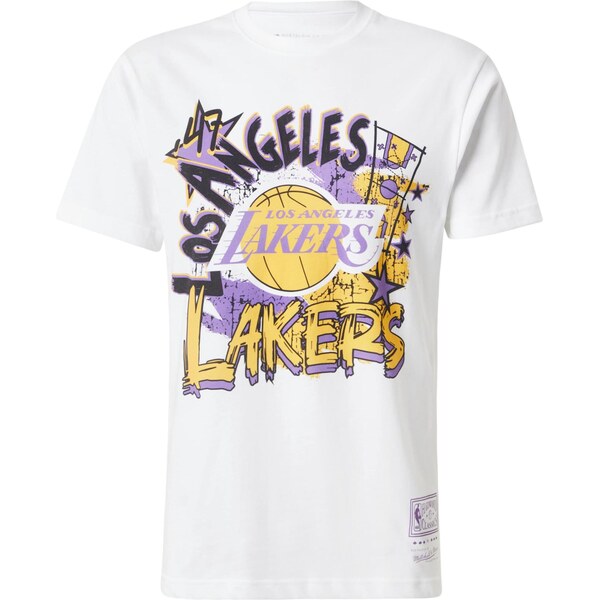 Mitchell & Ness Tričko NBA HWC PLAY BY PLAY žltá / tmavofialová / 65373240