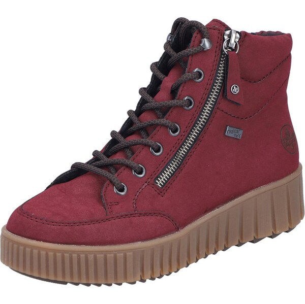 Rieker Šnurovacie členkové čižmy burgundská 65372997